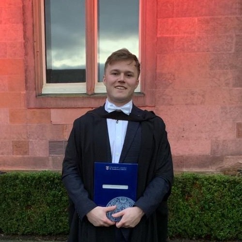 Ryan Stuart at his graduation